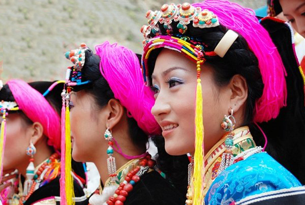 Dampa beauties [Photo provided to China Tibet Online]