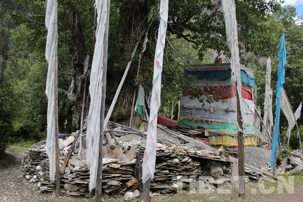 Kanam culture is studied to have originated by the Kanam River. [Photo/China Tibet Online]