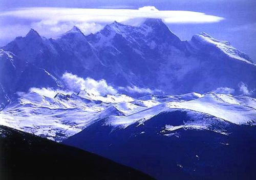 Beautiful Mount Namjagbarwa. The year 2006 witnessed the inclusion of Mount Namjagbarwa on the "most breath-taking places in China" list sponsored by the China National Geography magazine.[Photo by baidu.com]