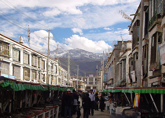 Barkhor Street in Lhasa