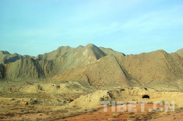 Winter sceneries of Gansu Province.